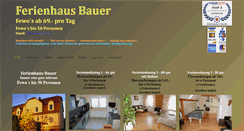 Desktop Screenshot of ferienhaus-bauer.eu